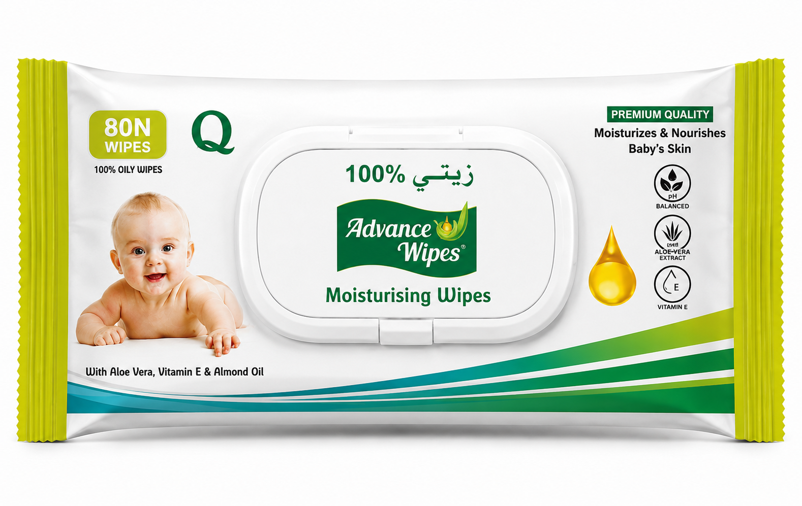 Oily wipes